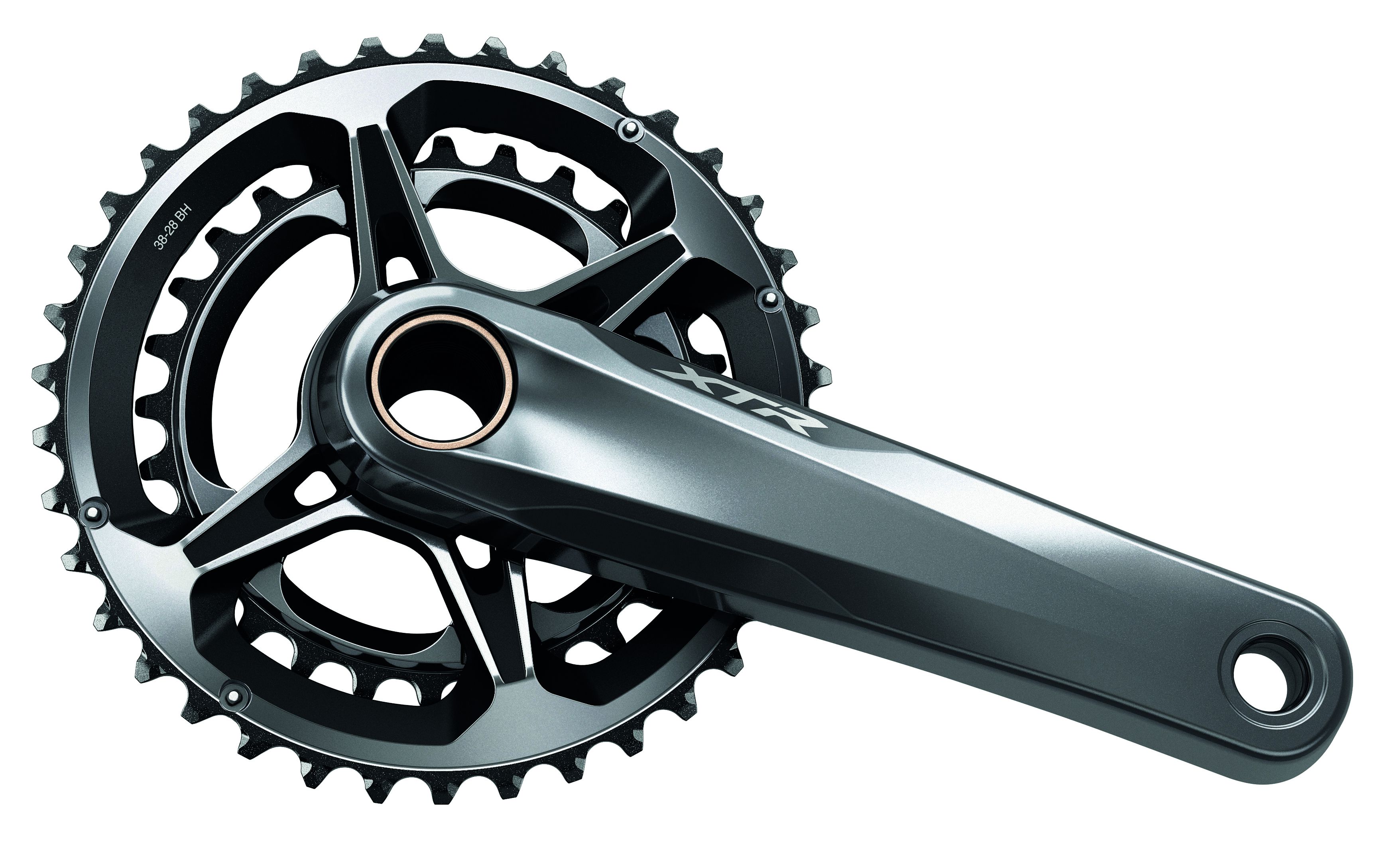 Kettenradgarnitur XTR FC-M9120 Double 12-Gang / grau / 165 mm