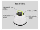 CRUSH LIGHT Solar-Laterne 60 Lumen