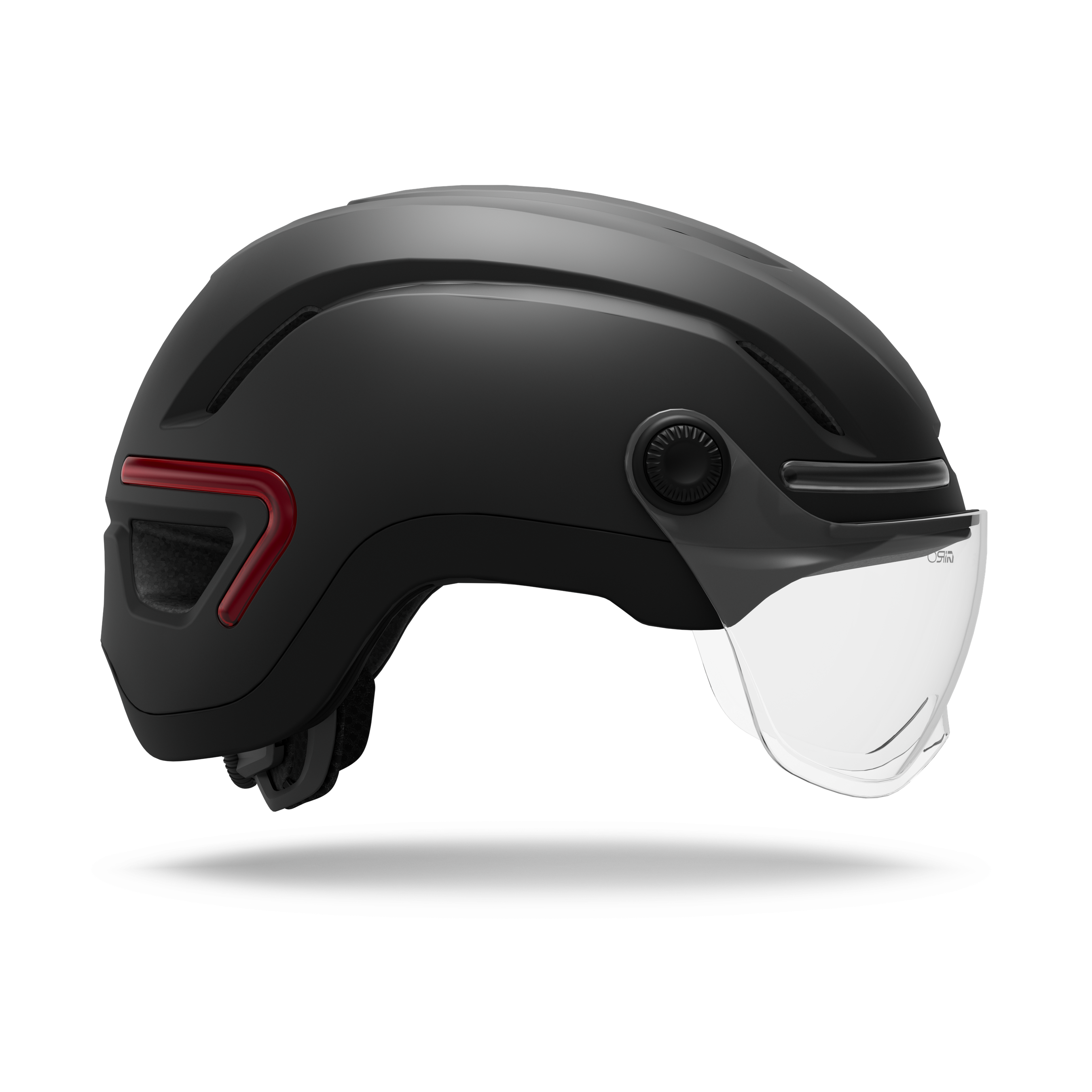 ETHOS MIPS LED SHIELD Velohelm / matte black / S 51-55cm