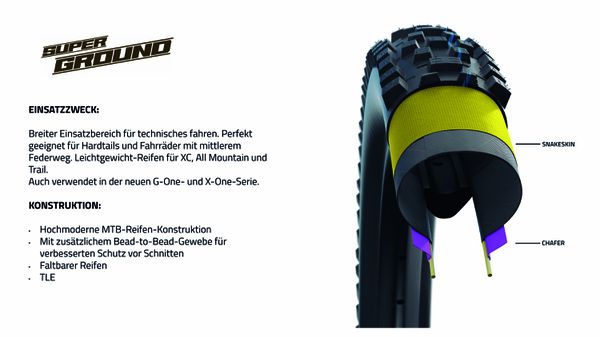 NOBBY NIC Evo Super Ground / Super Trail (26" / 27.5" / 29") MTB-Reifen / schwarz / 29" X 2.40"