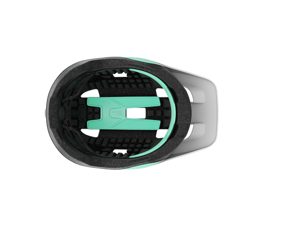 LAZER Unisex MTB Finch KinetiCore Helm / matte white mint