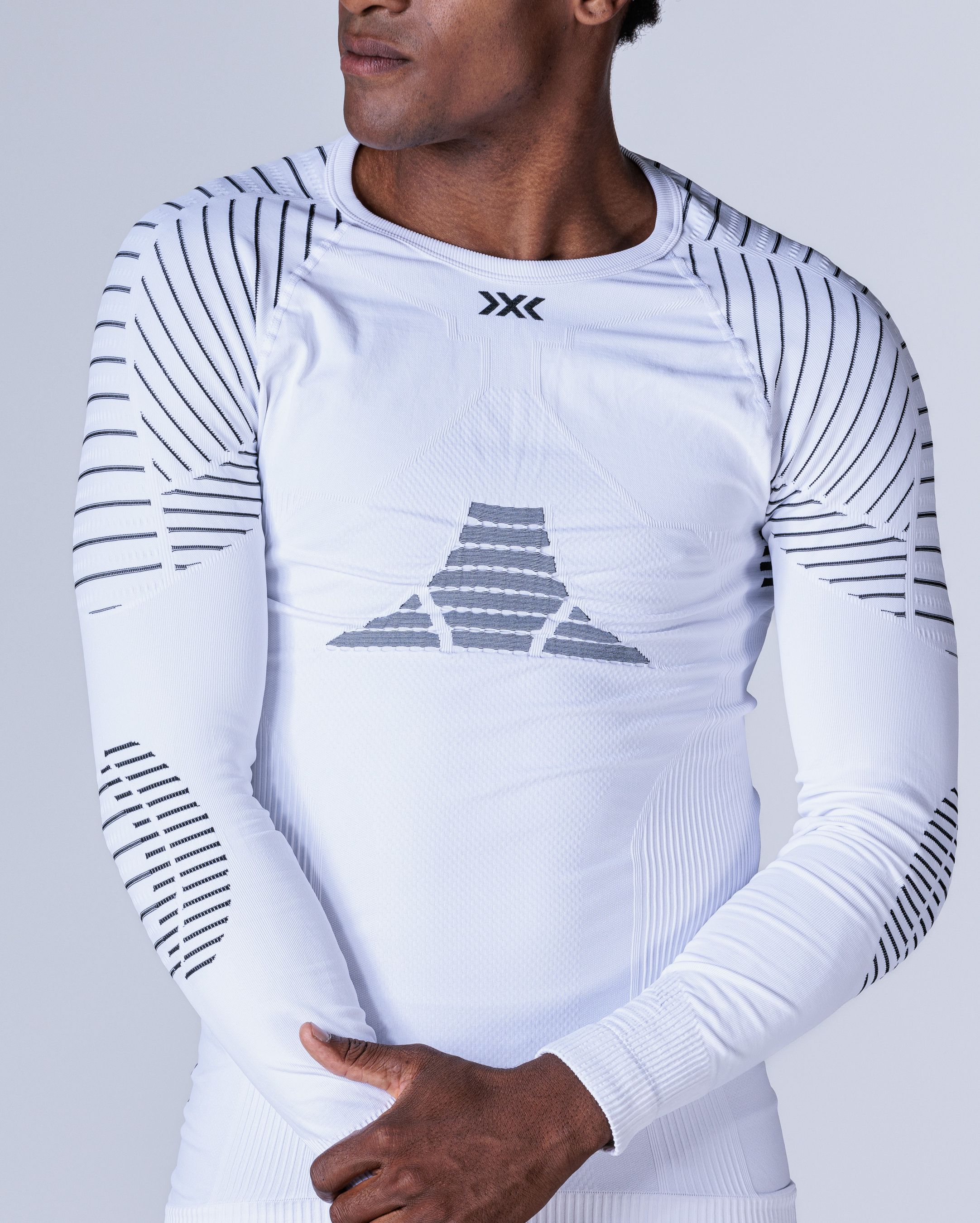 Men Invent 4.0 Shirt LG SL / White/Black / L