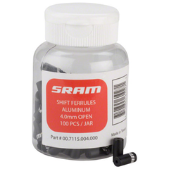 Shift Cable End Caps 4mm Qty 100 / black