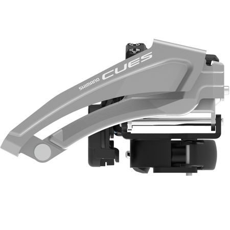 Umwerfer Cues FD-U4010 Double 9-Gang Dual-Pull / schwarz