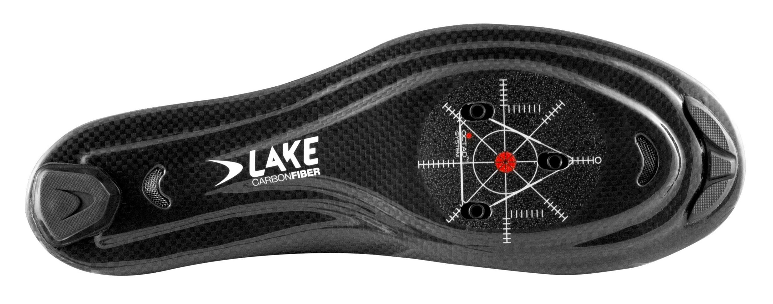 Lake CX241X Rennvelo- Schuhe - breitere Passform / schwarz-silber / 42