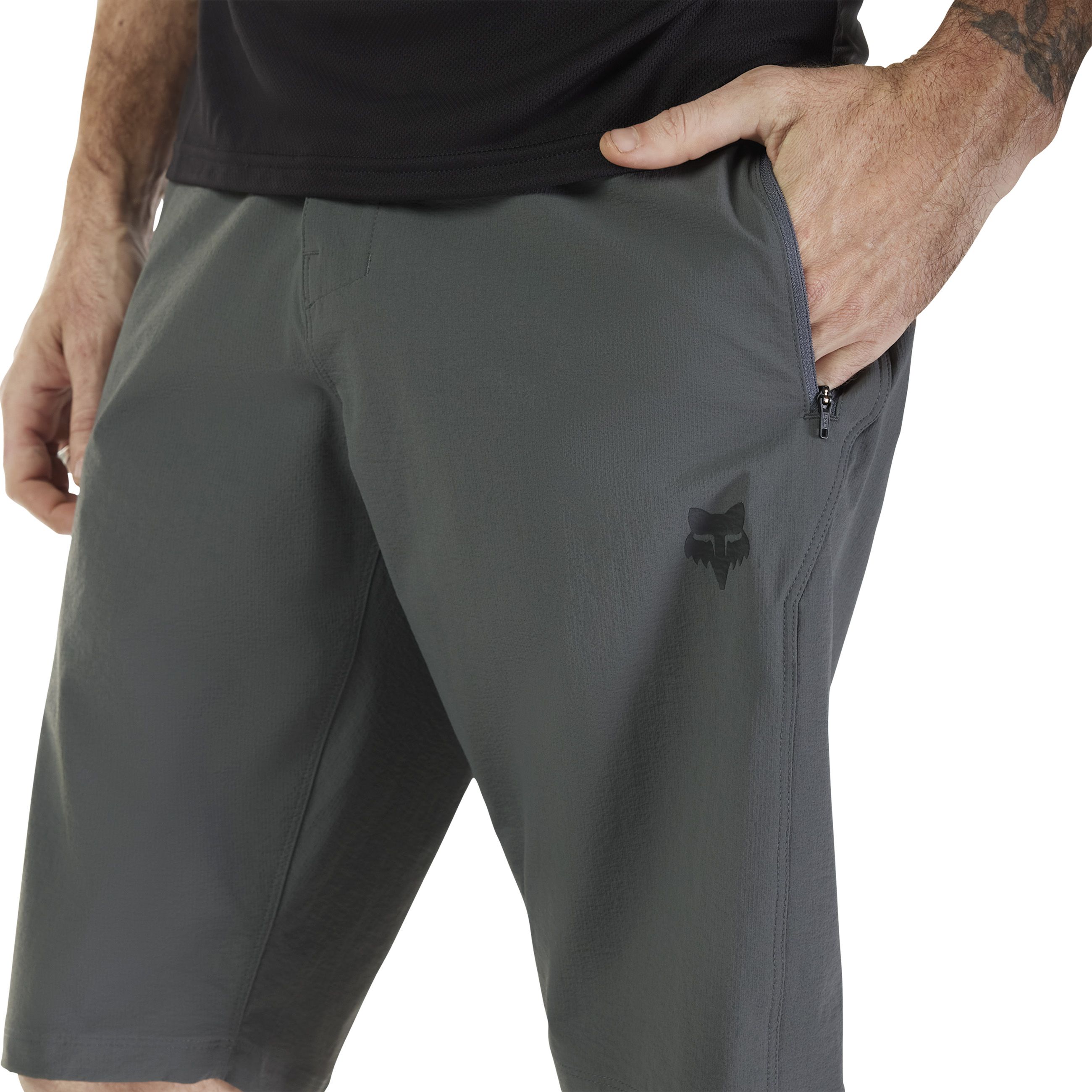 RANGER Herren-Bikeshorts / dark shadow / L=36