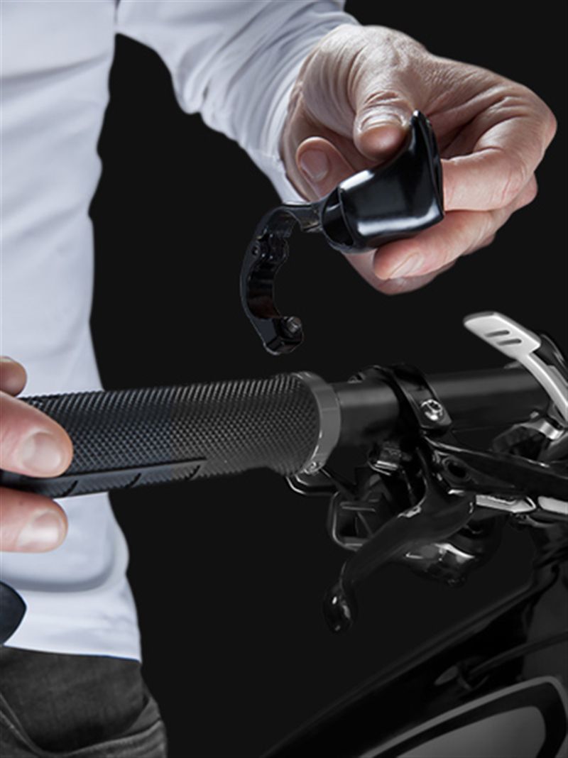 SPIRGRIPS Ergo Innenlenker Griffe MTB / schwarz matt