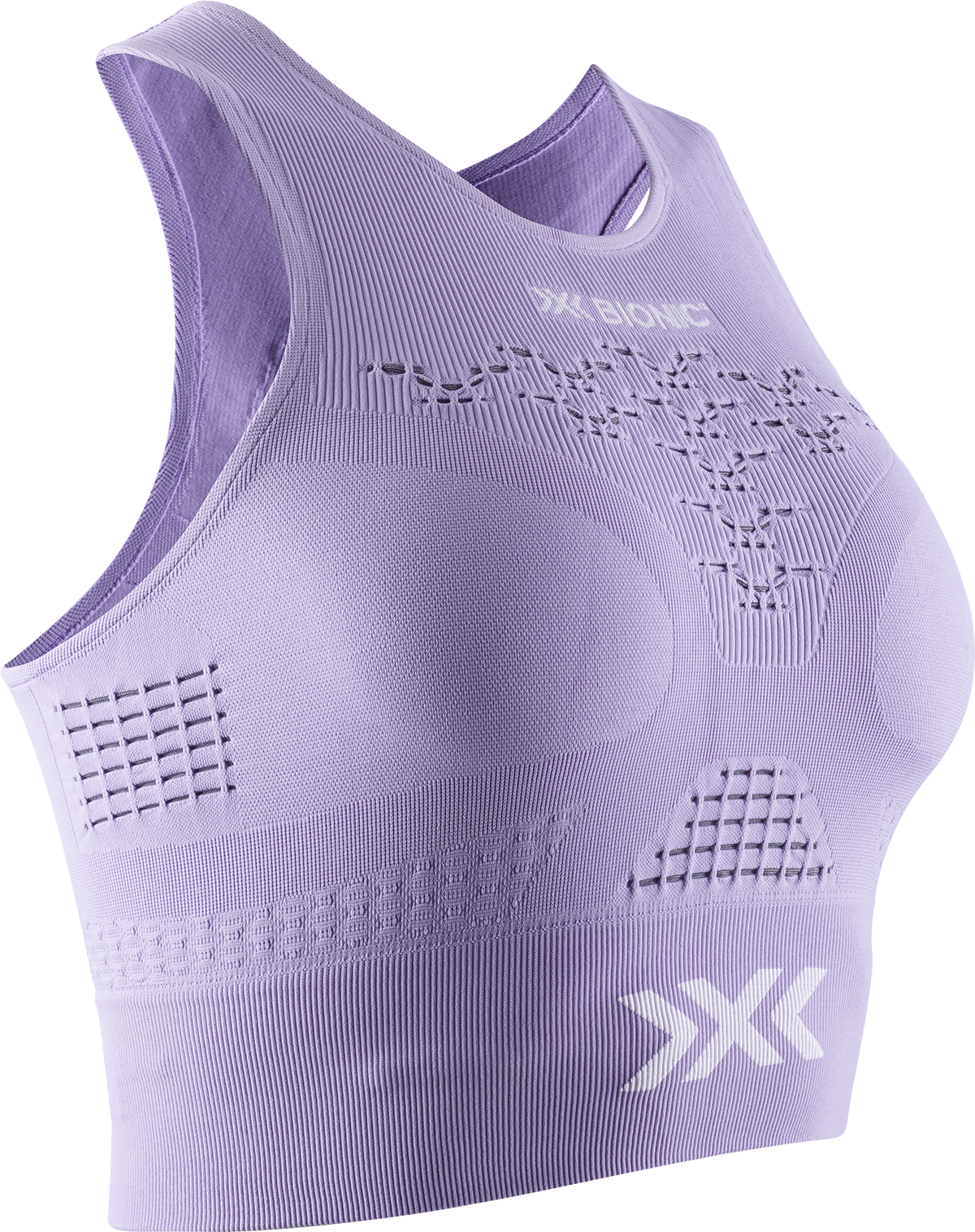 Women Energizer 4.0 Fitness Crop Top / bright lavender white / L