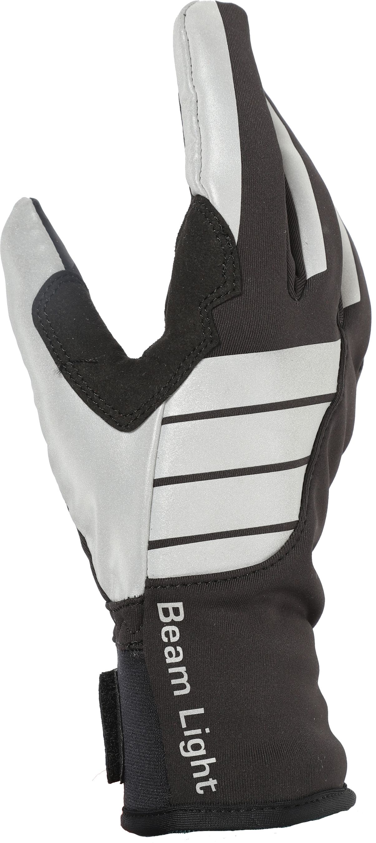 BEAM LIGHT 2.0 Unisex-Handschuhe / schwarz_silber / M