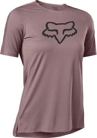 FLEXAIR Damen-Kurzarmshirt / plum perfect / XL