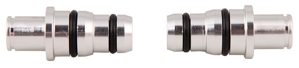 STECKACHSENADAPTER HINTERRAD 10/12mm für Zentrierständer / grau