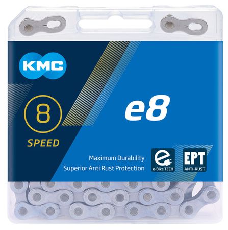E8 EPT Kette 6-/7-/8fach korrosionsbeständig / silver / 6-/7-/8-fach