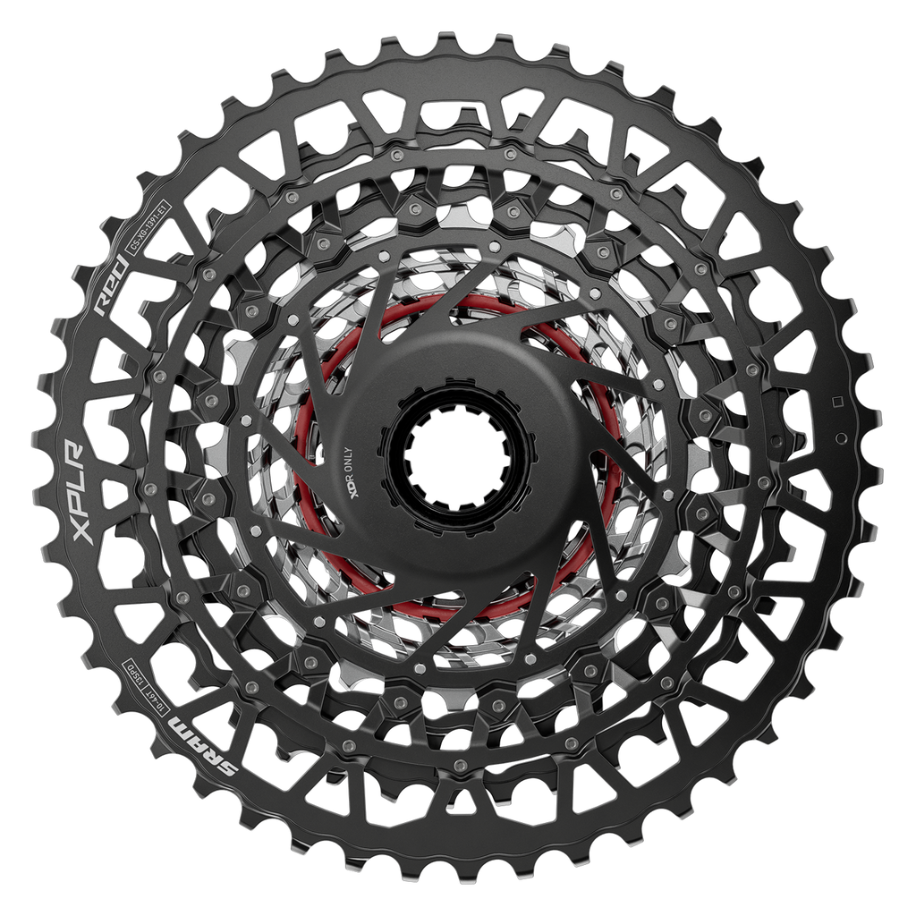 MY24 Cassette XG-1391 Red XPLR AXS 13SP / black/silver / 10-46t