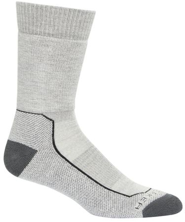 HIKE+ MEDIUM Unisex-Merino-Socken / blizzard hthr / L=44-46