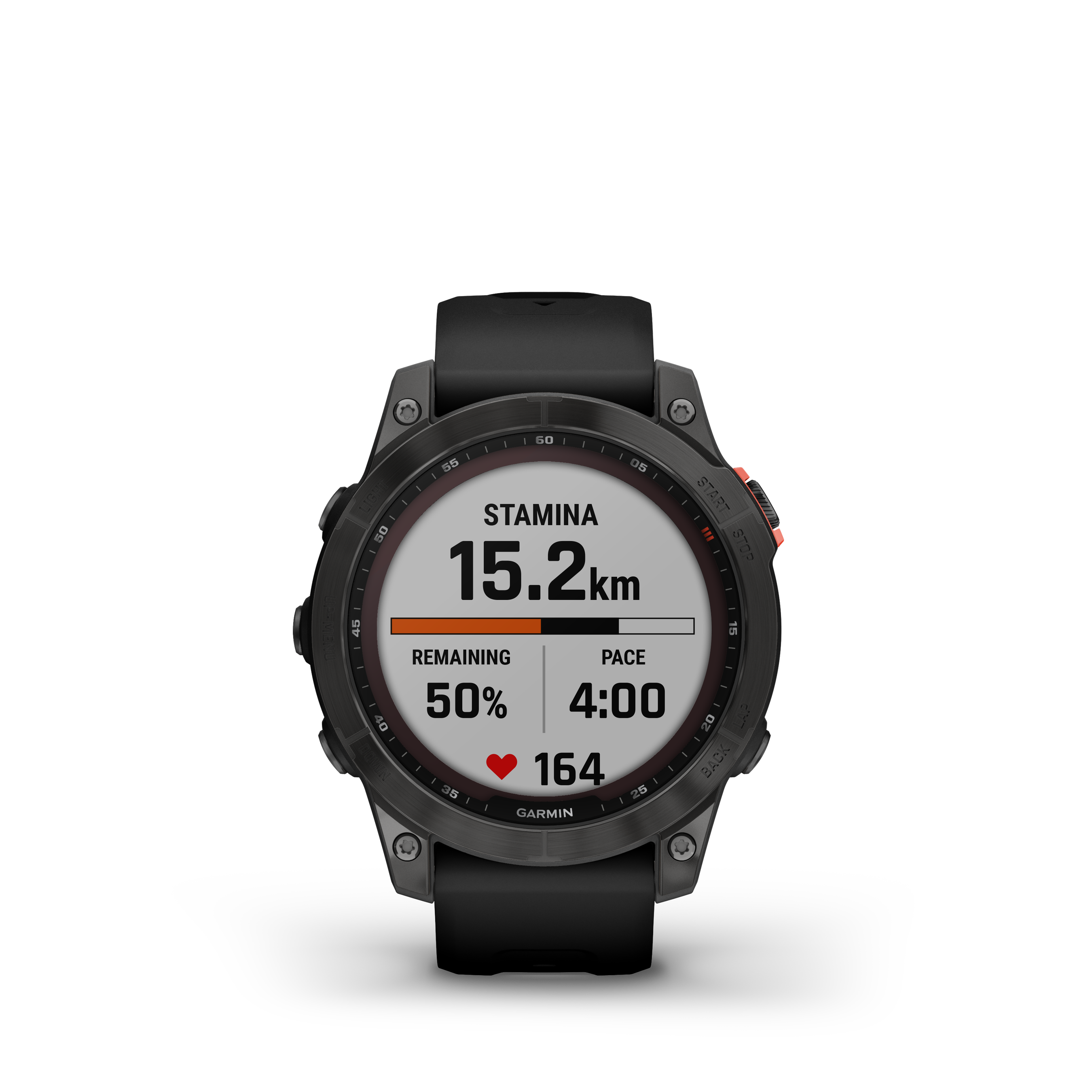 FENIX 7 SOLAR Multisportuhr 47mm / schiefergrau mit schwarzem armband