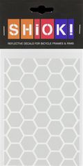 HONEYCOMB Rahmensticker Reflective weiss / weiss