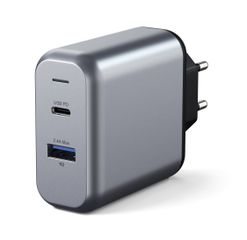 DUAL PORT 30W Ladegerät USB-A / USB-C / grau