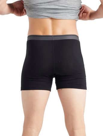 ANATOMICA Herren-Merino-Boxershorts / black / L