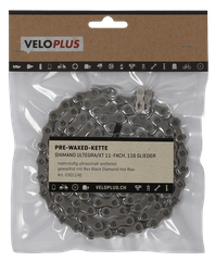 PRE-WAXED-KETTE / silber / Shimano  Ultegra/XT 11fach, 116 Glieder