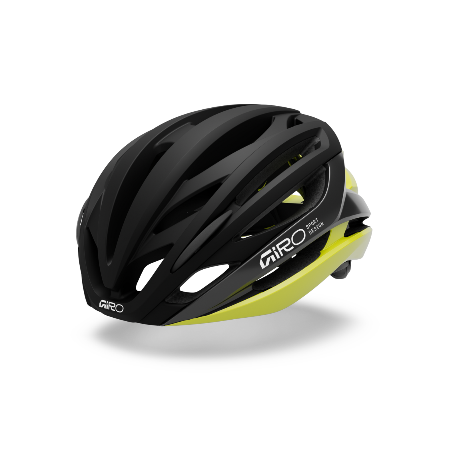 SYNTAX MIPS Velohelm / matte black/hi viz yellow / S 51-55cm