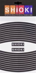 STRAIGHT Felgensticker Reflective schwarz / schwarz