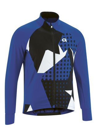 RENOSO Herren-Thermo-Langarmtrikot / charged cobalt / 3XL