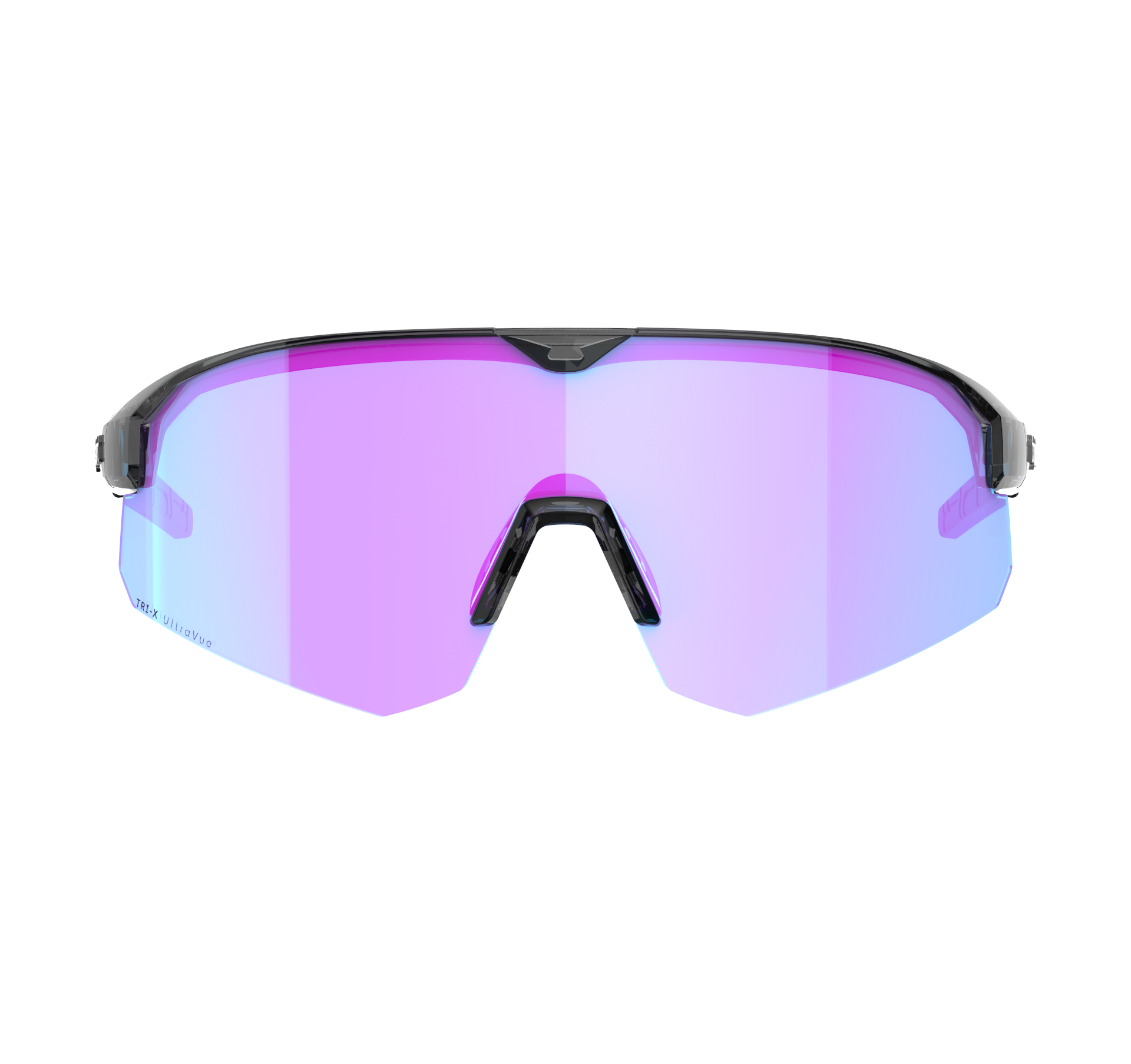 LAKE VICTORIA Sportbrille / shiny transp black/purple blue