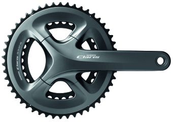 Kettenradgarnitur Claris FC-R2000 Compact / Grau / 165 mm, nein