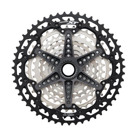XT M8100 Kassette Hyperglide+, 12-fach / schwarz silber / 10-51 Zähne