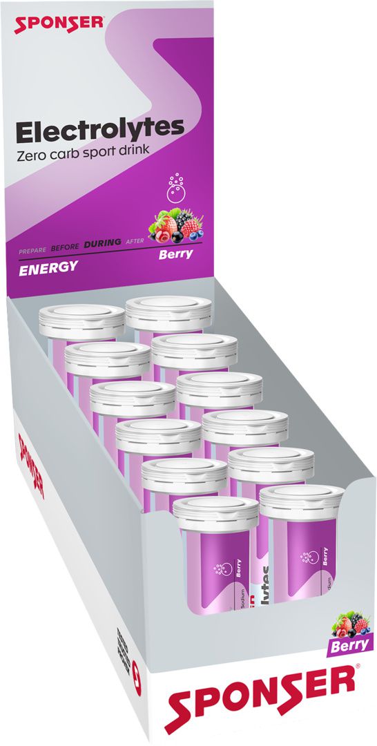 Electrolytes Display, (12 x 10 à 4.5 g) / Berry