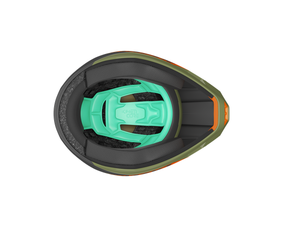 LAZER Unisex Extreme Chase Kineticore Helm / matte moss / L