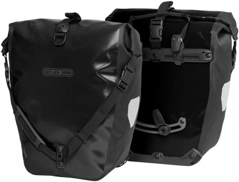 BACK-ROLLER FREE Hinterradtaschen (Duo) / black / 2 x 20 L