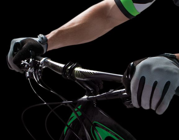 SPIRGRIPS Ergo Innenlenker Griffe MTB / schwarz matt