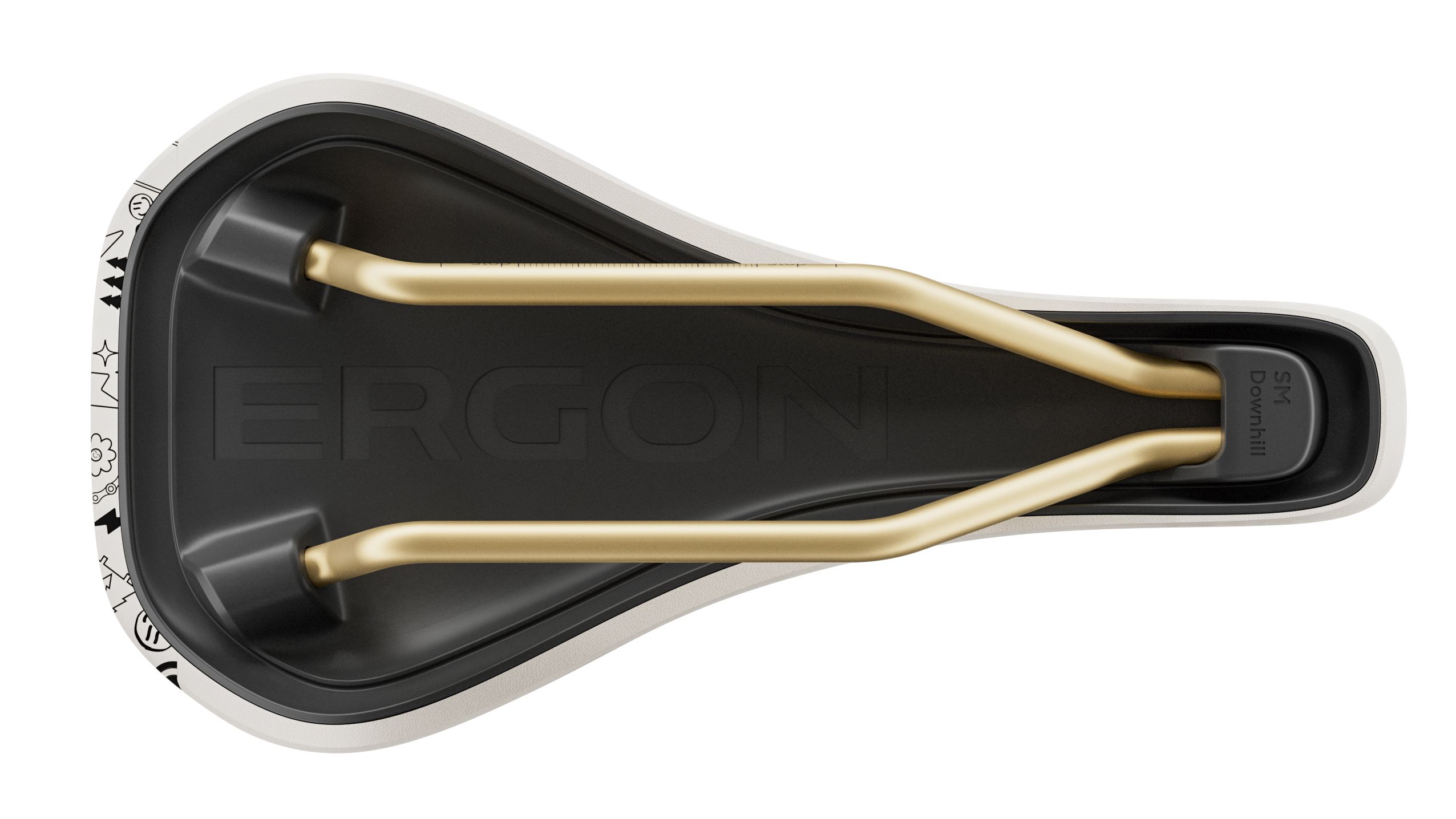 Sattel SM Downhill Comp Vali Höll Edition / white