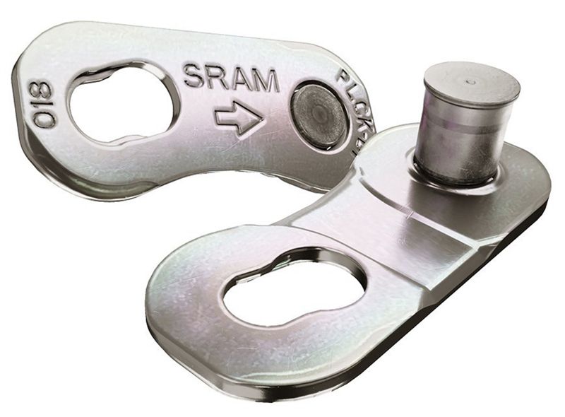 POWERLOCK Flattop-12fach-Verschlussglied / silber / 12-fach