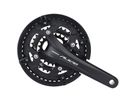 ALIVIO T4060 Kurbel 9-fach / schwarz / 175mm / 48x36x26 mit Hosenschutz