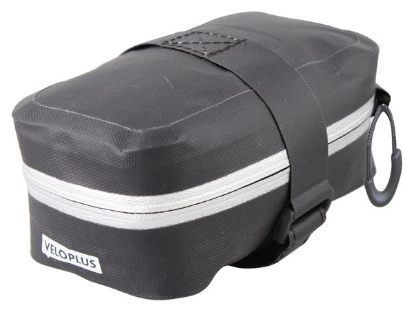 MIKRO H2O wasserfeste Satteltasche / schwarz