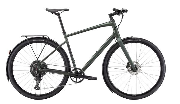 SIRRUS X 4.0 EQ City- und Alltagsvelo / satin oak green metallic black reflective / L