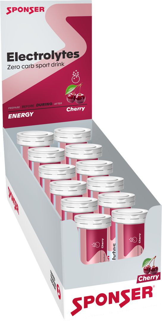 Electrolytes Display, (12 x 10 à 4.5 g) / Cherry