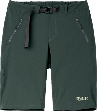 YAMA TRAIL Herren-Gravel-Shorts / dark green / S