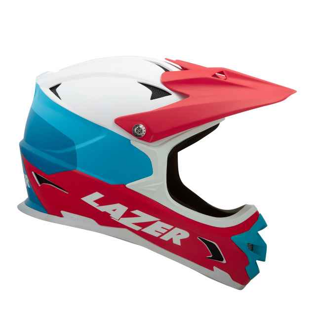 Unisex Extreme Phoenix+ ASTM Helm , white blue red - Hauptansicht