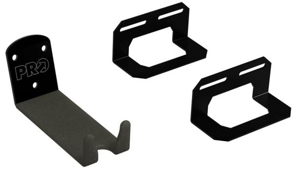Wandhalterung f. Fahrrad horizontal stehend universal / schwarz