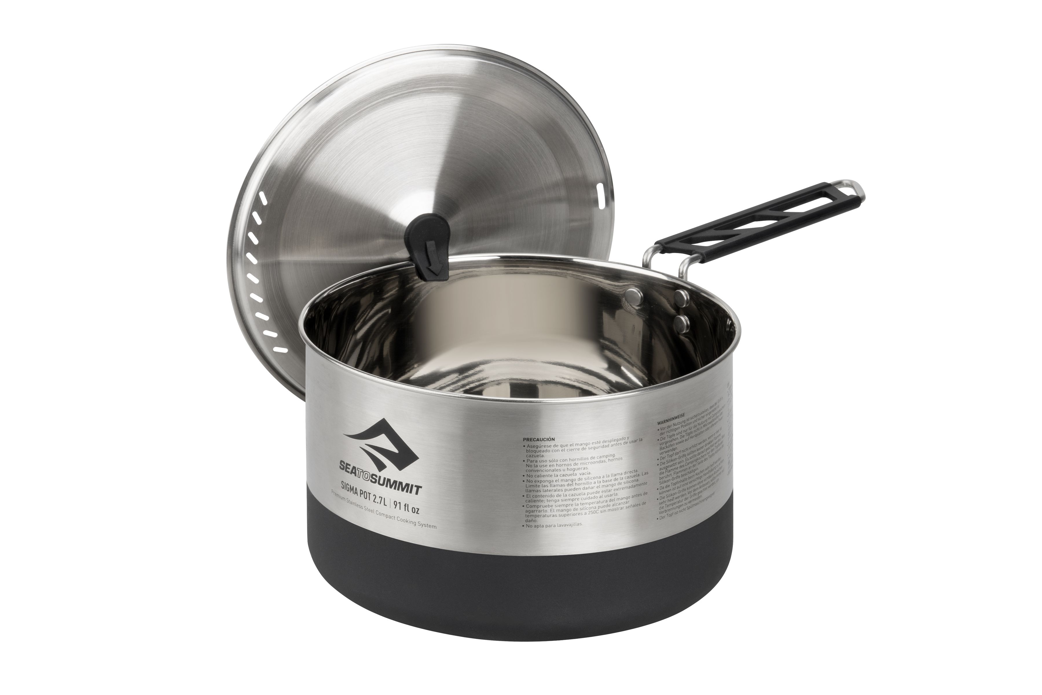 SIGMA POT Edelstahltopf (1.9L, 2.7L) / silber / 1.9L