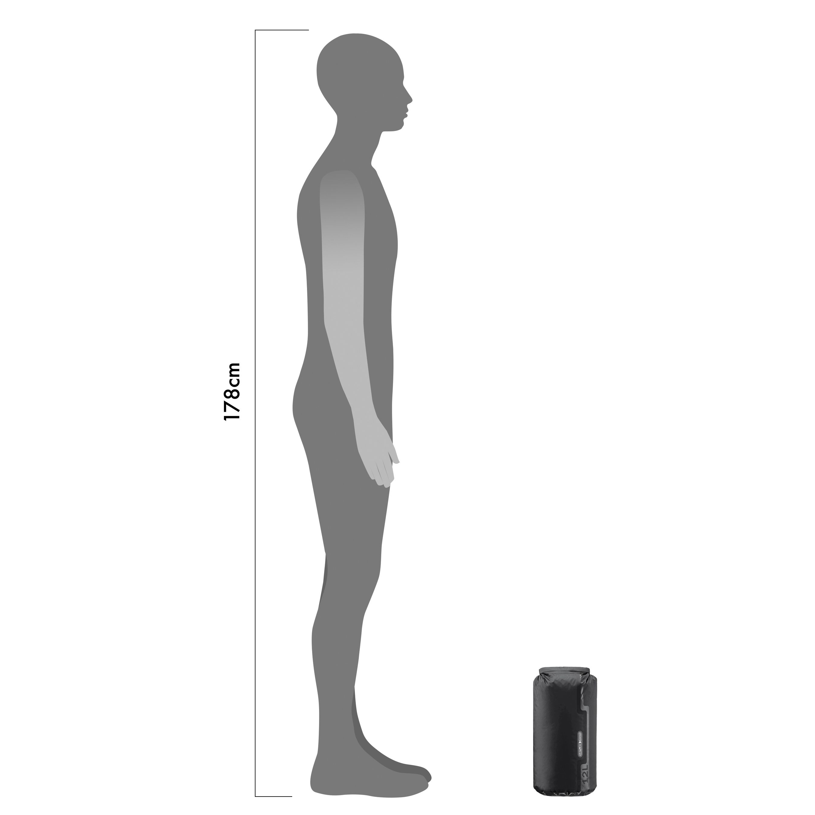 DRY-BAG PS10 12l / black / 12
