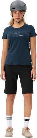CYCLIST Damen-Kurzarmshirt / dark sea/blue / 38