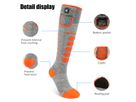 SAVIOR Ski Socks Bluetooth Montreal grey-orange / XL