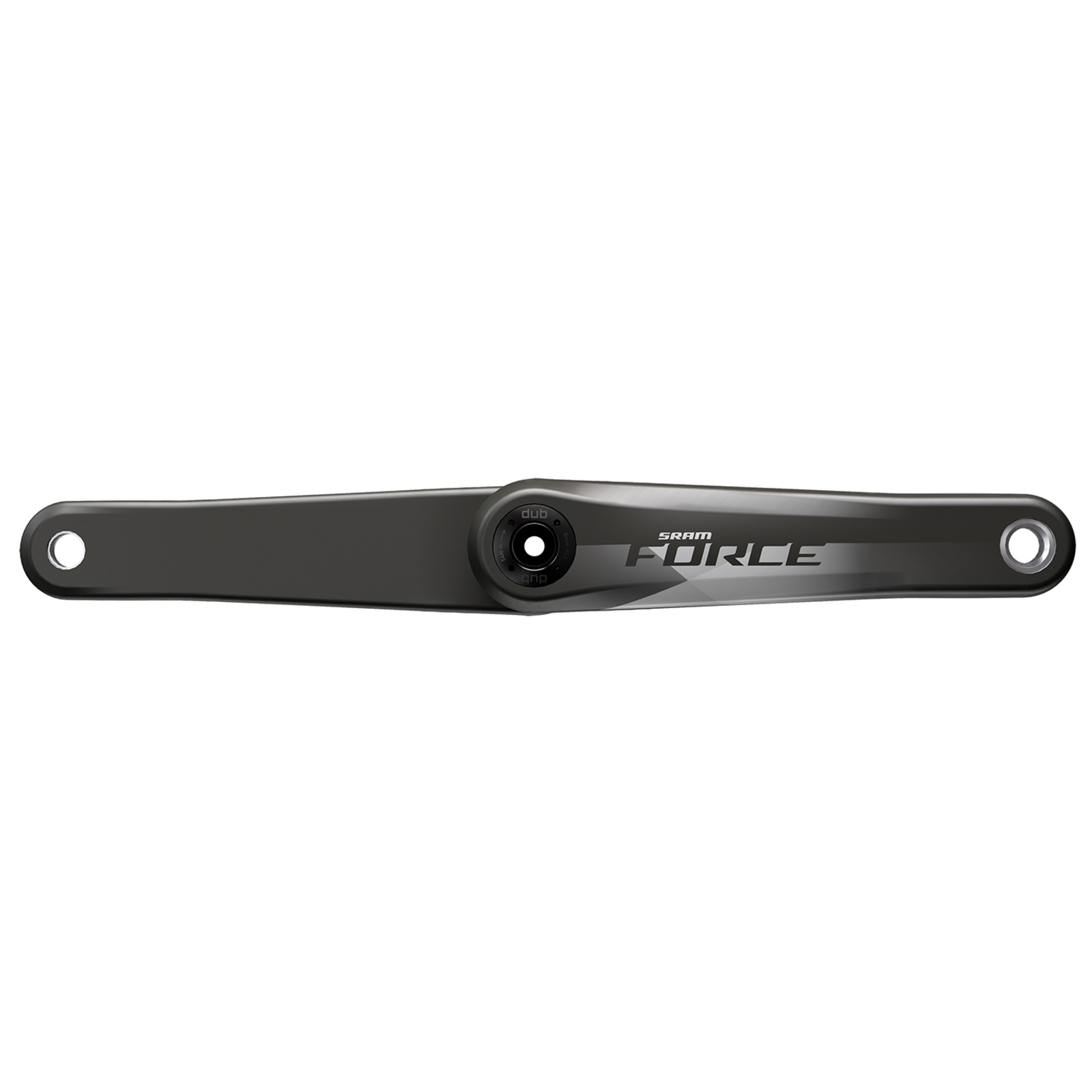Crankarmset Force 8-Bolt DUB / natural carbon / 175mm/Noringst
