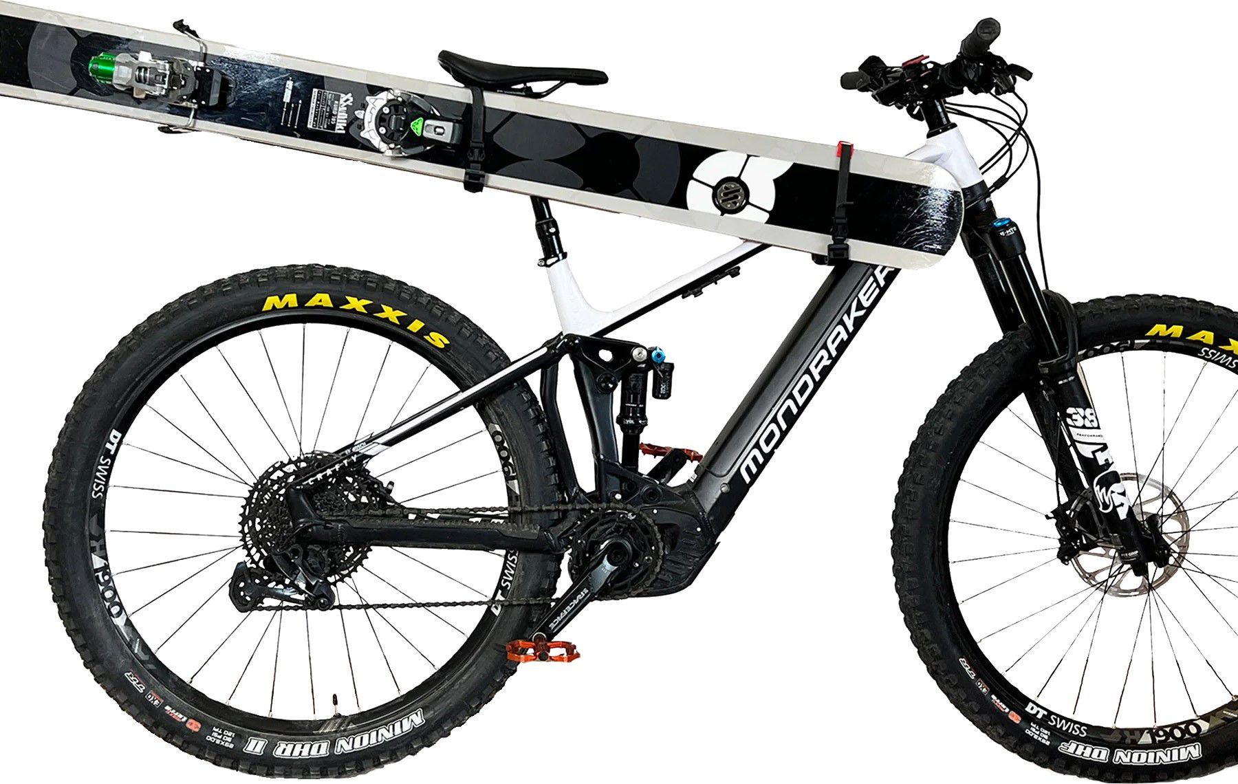 SKI RACK / 03 Skiträger für Velos / schwarz