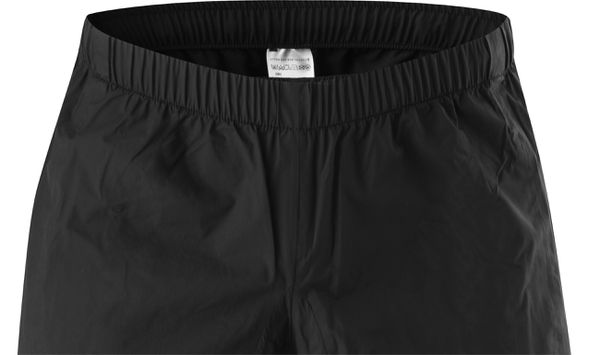 WPM POCKET Unisex-3/4-Regenhose / black / XXS