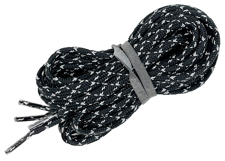 REFLEKTIERENDE SCHNÜRSENKEL / black / 110cm